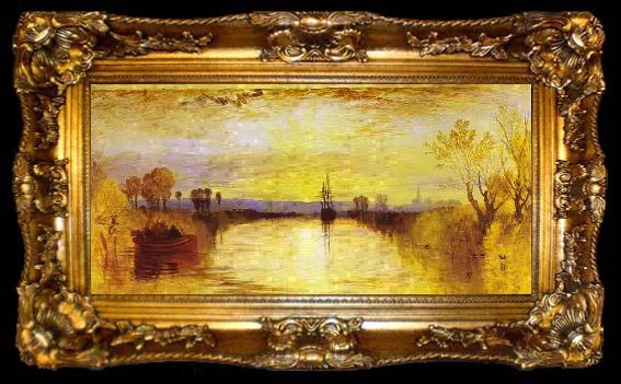 framed  J.M.W. Turner Chichester Canal, ta009-2